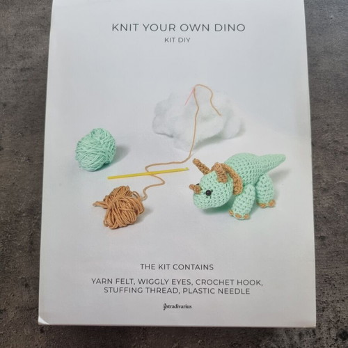 DIY Knit Your Own Dino Kit