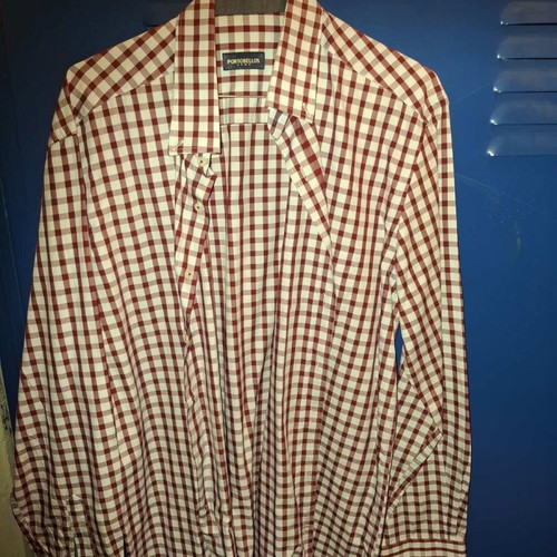 Men's checked shirt Large portobellos like new multicolor