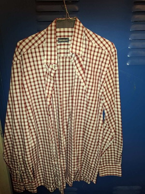 Men's checked shirt Large portobellos like new multicolor