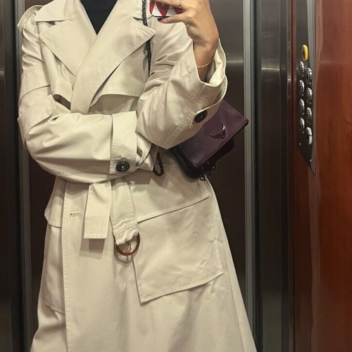 Pinko authentic trench coat medium beige like new