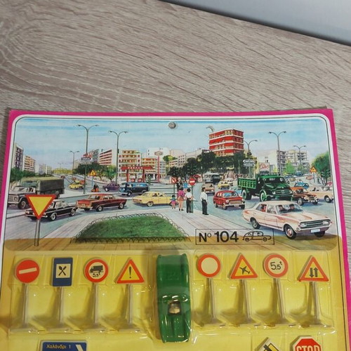 Joy Toy N104 παιχνίδια αυτοκίνητα καινούργια, πακέτο 2, ελληνικά 70s 80s