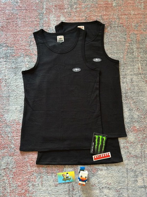 Corteiz tank top black, used, size L