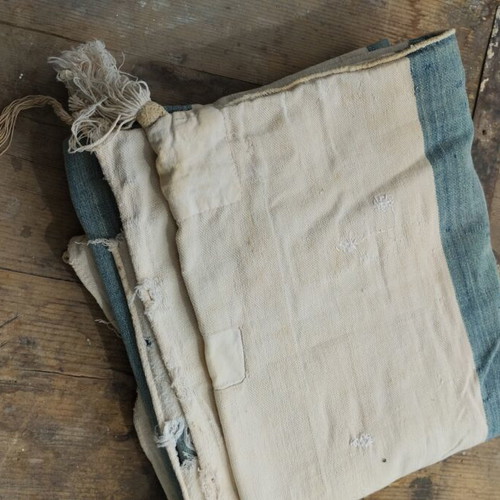 Woven sack used, old handloom fabric