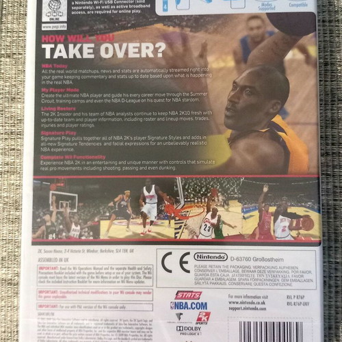 NBA 2K10 10th Anniversary edition for Nintendo Wii new, sealed