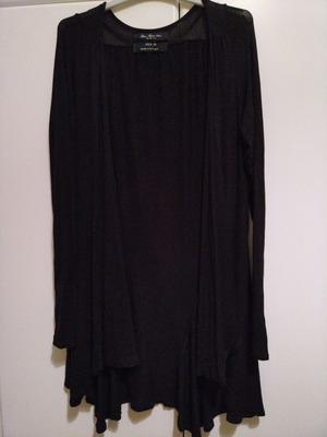 Zara thin cardigan medium black like new