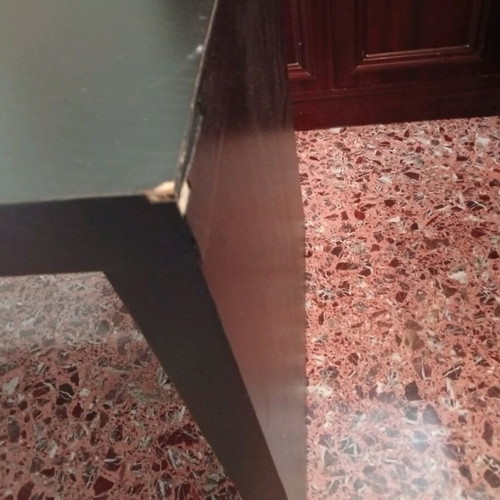 IKEA desk with extension used with two marks