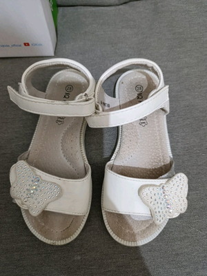 Πέδιλα IQ Shoes νούμερο 28 σαν καινούργια, λευκά με πεταλούδα