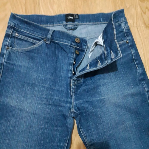 Asos jean men's pants with buttons like new, blue size M