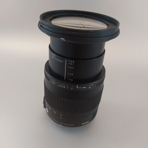 Sigma 17-70mm f2.8-4 DC Macro OSHSM lens used, compatible with Nikon F and Z