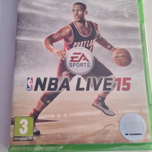 Xbox One NBA Live 15 new, sealed with slightly torn plastic