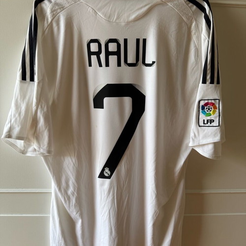 Real Madrid Raul 2007-2008 jersey like new, authentic XL