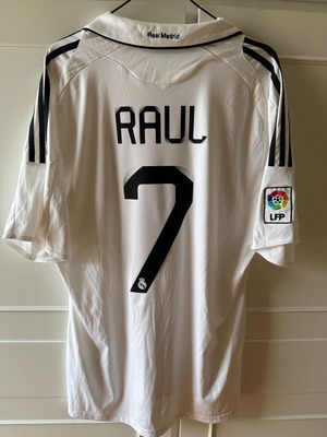 Real Madrid Raul 2007-2008 jersey like new, authentic XL