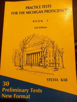 Practice Tests for Michigan Proficiency book used
