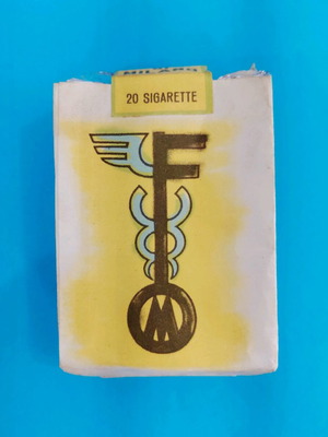 Fiera di Milano soft cigarette case used, 1950s