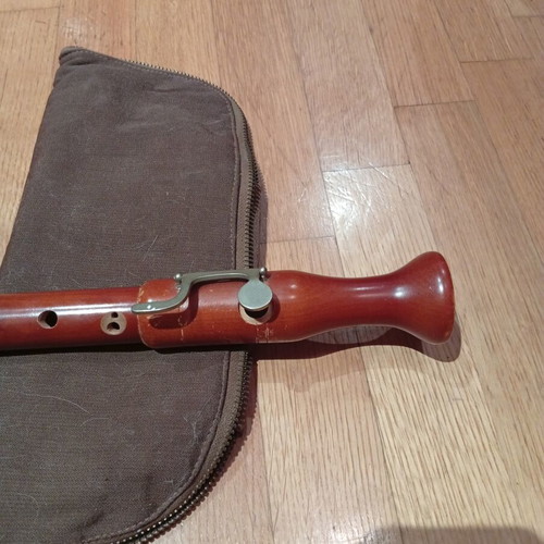 Wooden Flute Venus Vintage 65 cm Used with Original Case