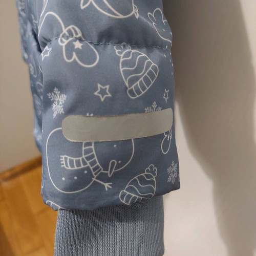 Winter baby jacket 74cm like new with hood and fleece lining