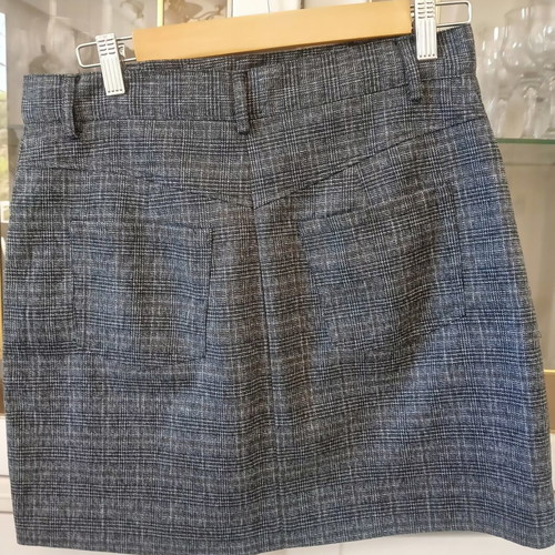 Mango women's skirt medium black and white