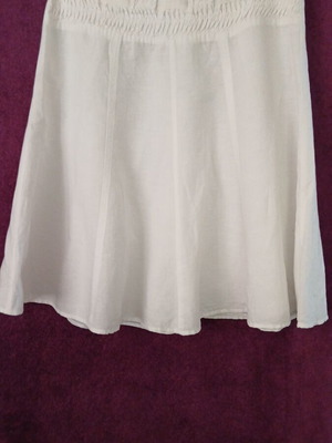 Morgan linen white skirt like new size M