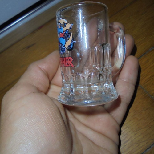 Bockling Werner Cartoon Shot Glass New