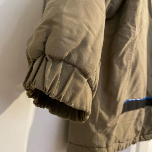 Benetton vintage boys anorak age 8-9 excellent condition khaki green
