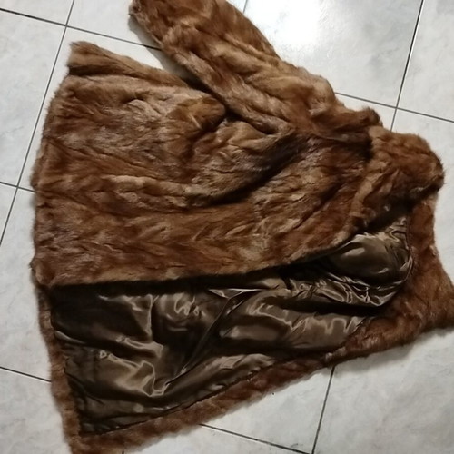 Mink furs like new, brown, sold together