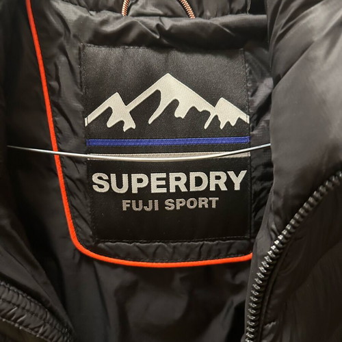 Superdry Fuji Sport Black Sleeveless Vest like new, size L