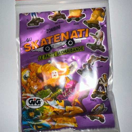 Skatetisti purple sealed pack new with figure