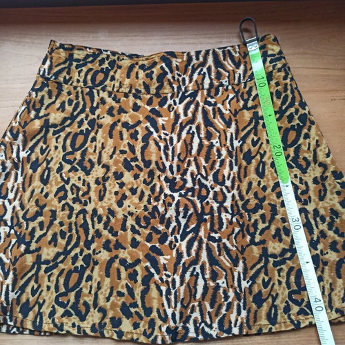 Animal print skirt new, viscose, size S-M