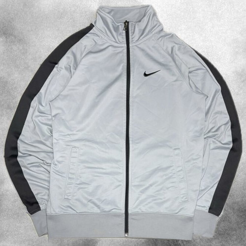 Nike Track Jacket gray with black stripes like new
