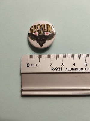 Gremlins pin new, size 25mm