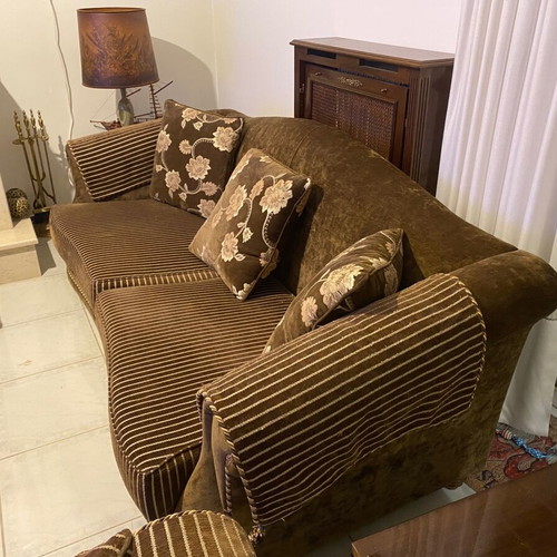 Sofa set used, three-seater and two-seater