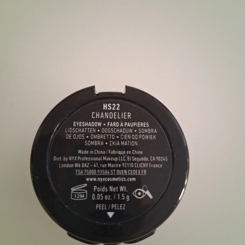 NYX eyeshadow HS22 like new