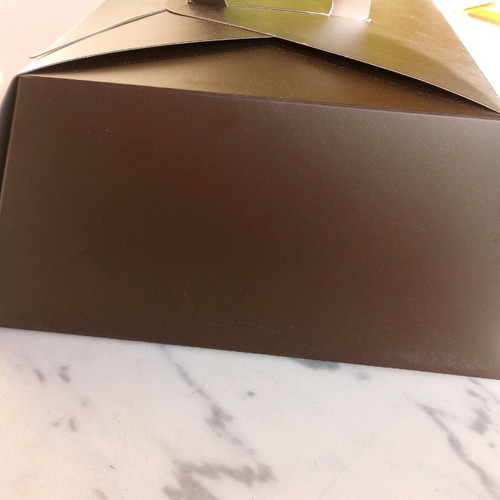 Cake box for confectionery new, paper with plasticized 30cm base