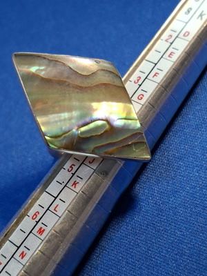 Silver ring with 925 stamp, adjustable