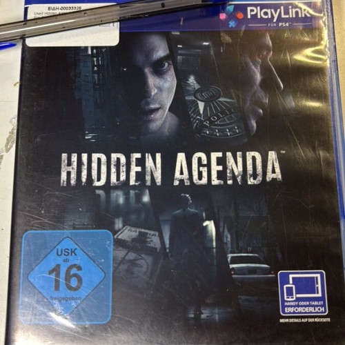 Hidden Agenda PS4 used