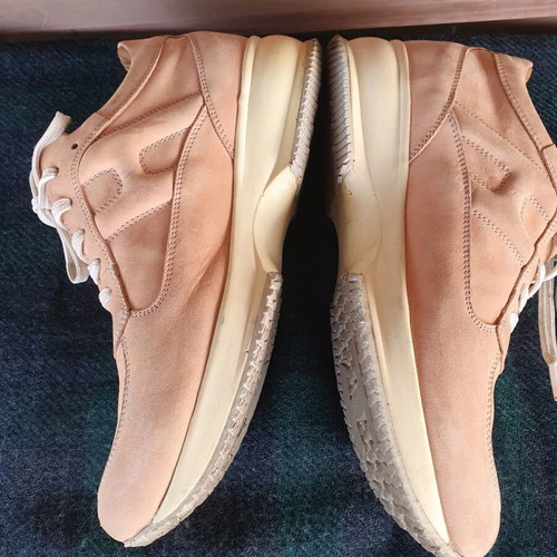 Hogan leather shoes size 42 used, beige and brown