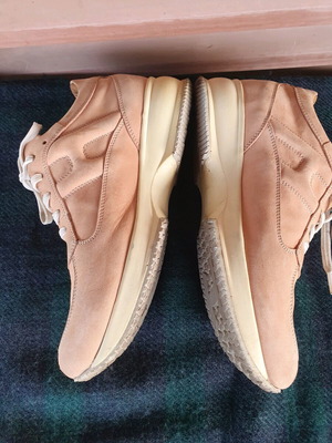 Hogan leather shoes size 42 used, beige and brown
