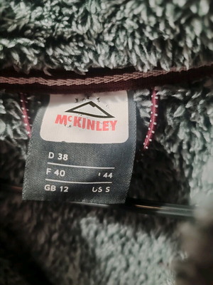 Mc Kinley women's sleeveless fur vest like new, gray, size M