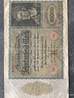 Paper money used, as shown
