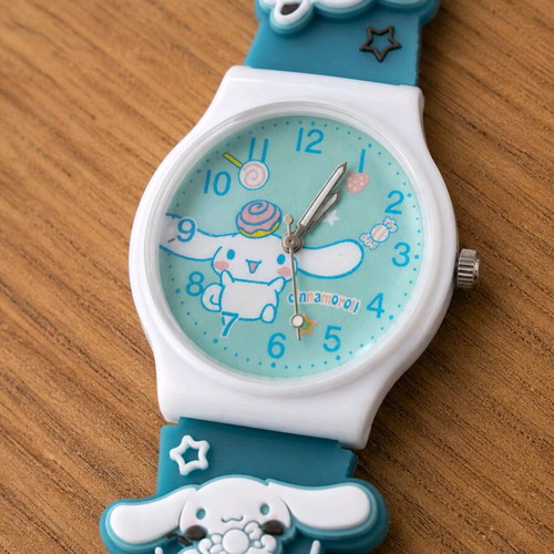 Cinnamoroll kids watch blue new with 3D silicone design
