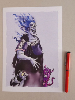 Disney Ηρακλής αφίσα fanart με τον Άδη, A4