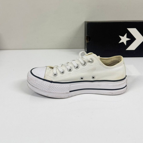 Converse Chuck Taylor All Star Lift Platform sneakers used, size 37, white and black