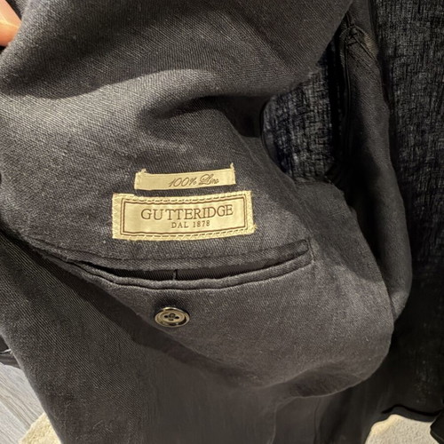 Gutteridge linen suit like new, blue, EU42