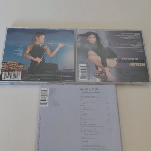 Vanessa Mae CDs used, pack of 3, classical music