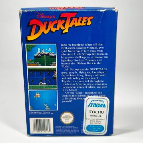 Disney's DuckTales Nintendo NES PAL SCN CIB with Greek Manual used