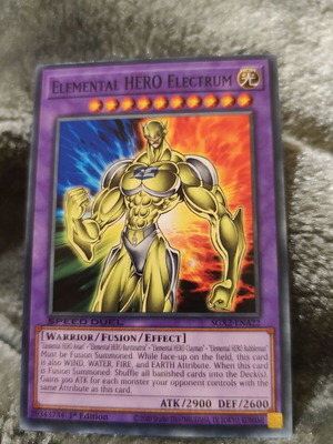 Elemental Hero Electrum καινούργιο Yu-Gi-Oh! κάρτα