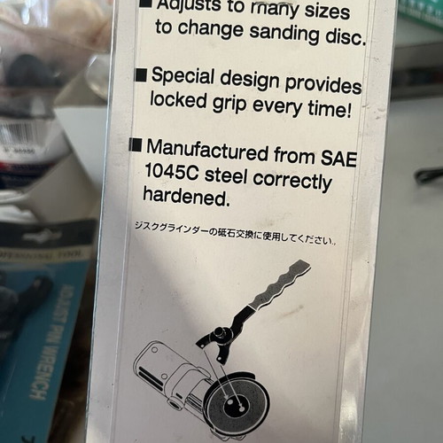 Angle grinder wrench new