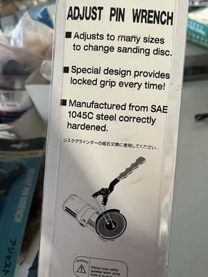 Angle grinder wrench new