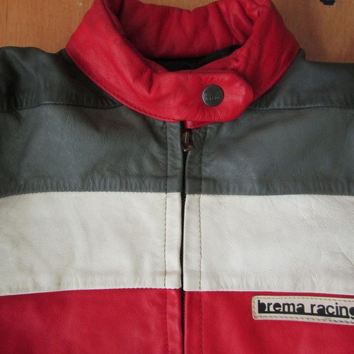 Brema leather motorcycle suit used, size 46, two-piece