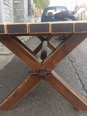 Handmade solid pine table new
